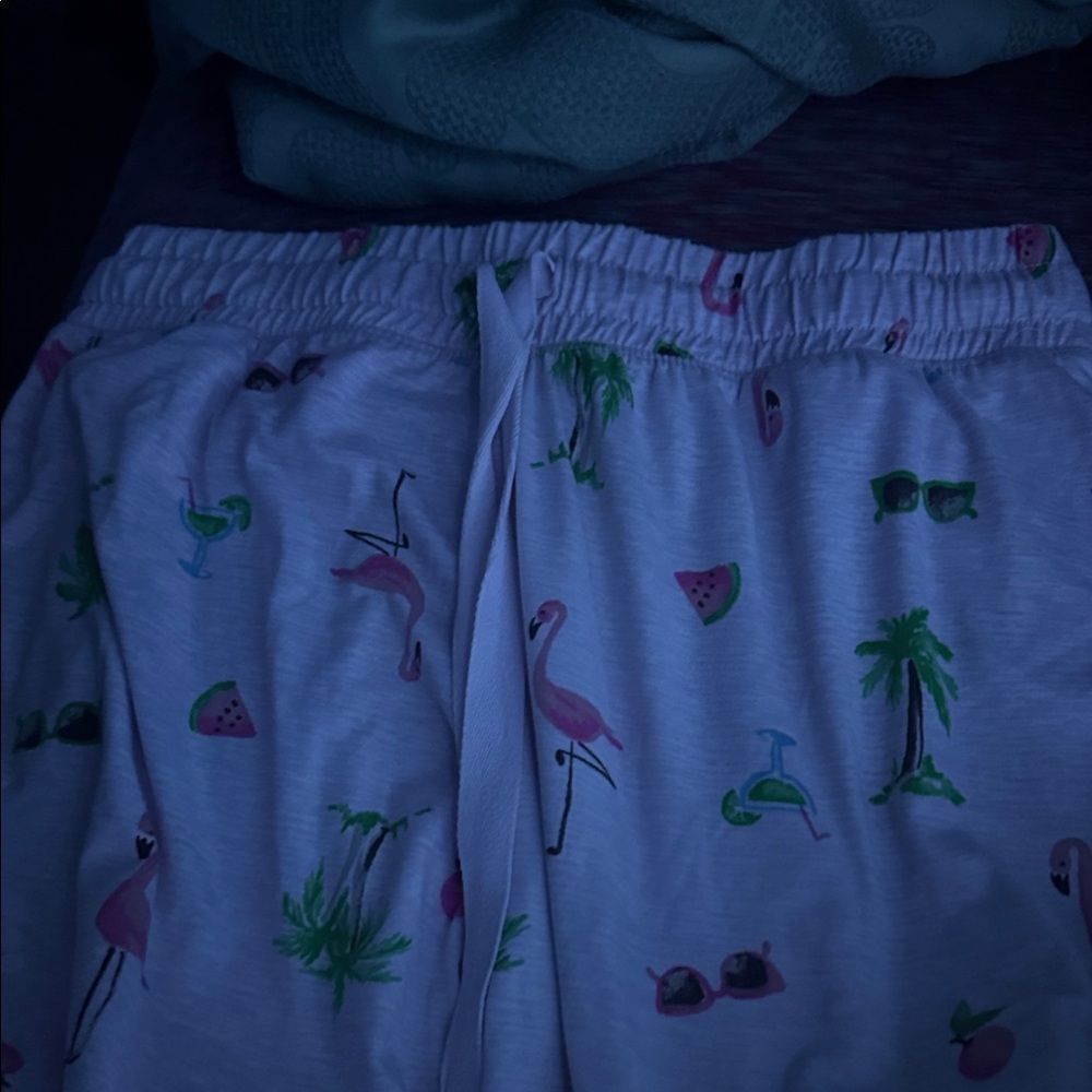 Tropical Print Lounge Pants